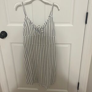 Striped flowy dress